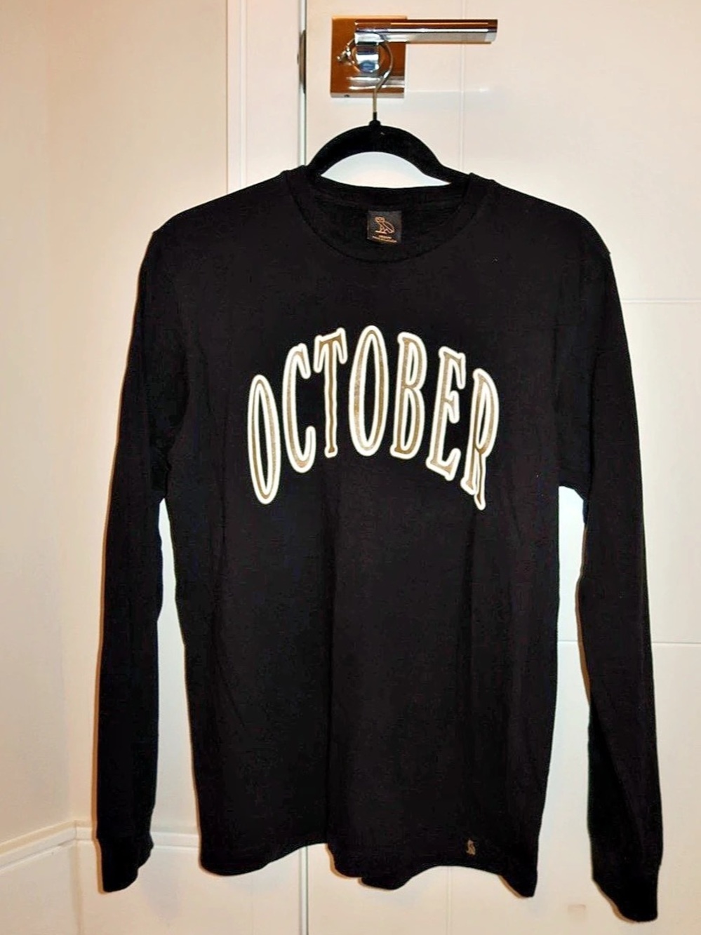 OVO October Long Sleeve Tee in Black